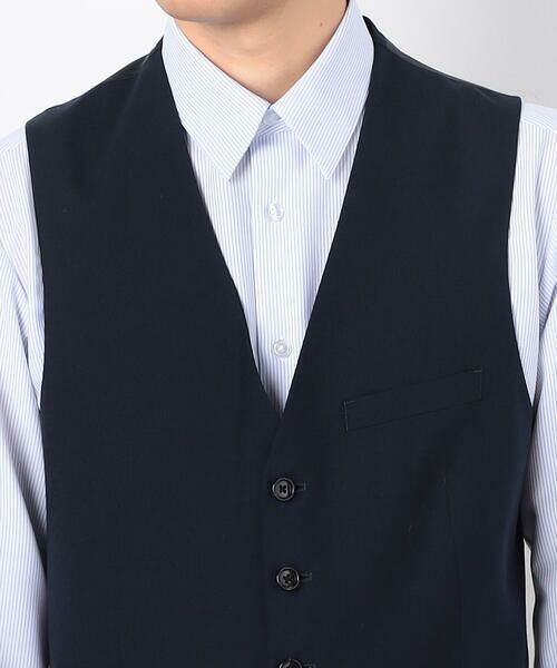 COMME CA ISM / コムサイズム セットアップ | 【セットアップ対応】トロピカルベスト ポリエステル／ウール | 詳細10