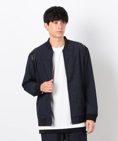 COMME CA ISM / コムサイズム ブルゾン | 【セットアップ対応】デニムライクジャージ テディブルゾン