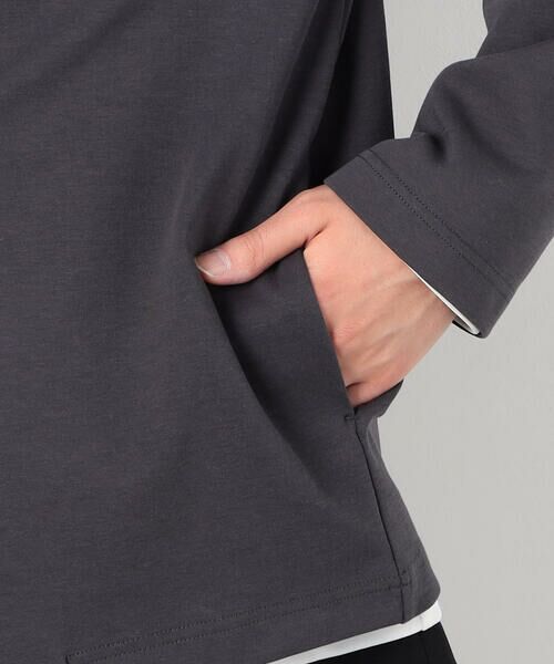 COMME CA ISM / コムサイズム ノーカラージャケット | 【セットアップ対応】綿混ダンボールニット ジャケット | 詳細16