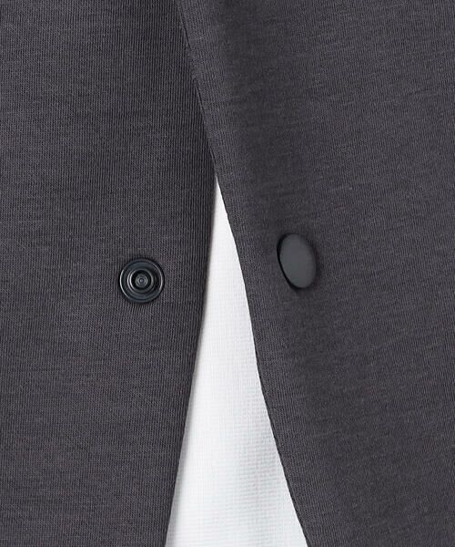 COMME CA ISM / コムサイズム ノーカラージャケット | 【セットアップ対応】綿混ダンボールニット ジャケット | 詳細18