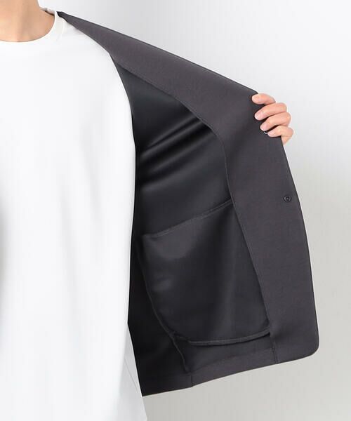 COMME CA ISM / コムサイズム ノーカラージャケット | 【セットアップ対応】綿混ダンボールニット ジャケット | 詳細19