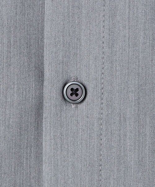 COMME CA ISM / コムサイズム シャツ・ブラウス | ウールライク バンドカラー シャツ | 詳細16