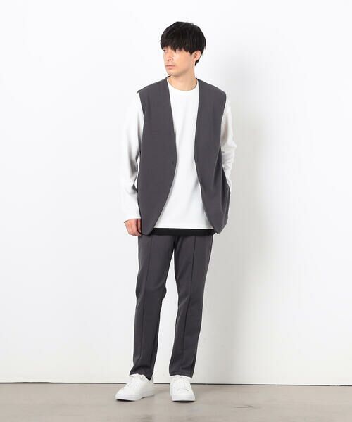 COMME CA ISM / コムサイズム スラックス・ドレスパンツ | 【セットアップ対応】綿混ダンボールニット パンツ | 詳細7