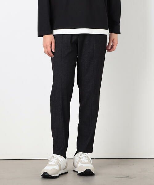 COMME CA ISM / コムサイズム スラックス・ドレスパンツ | 【セットアップ対応】デニムライクジャージ テーパードパンツ | 詳細4