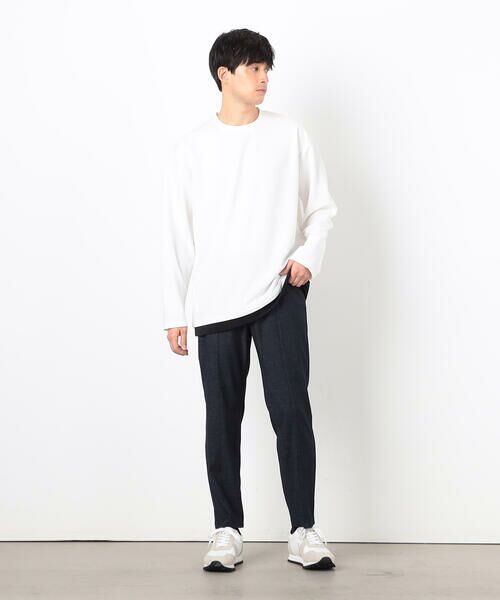 COMME CA ISM / コムサイズム スラックス・ドレスパンツ | 【セットアップ対応】デニムライクジャージ テーパードパンツ | 詳細9