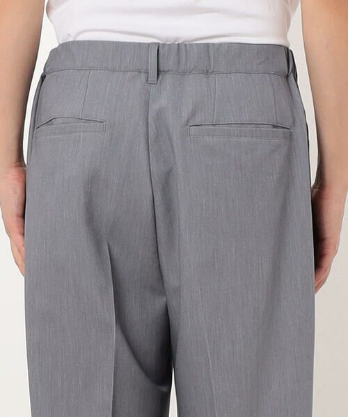 COMME CA ISM / コムサイズム スラックス・ドレスパンツ | ウールライク リラックスワイドパンツ | 詳細9