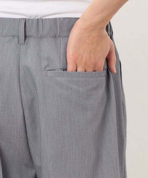 COMME CA ISM / コムサイズム スラックス・ドレスパンツ | ウールライク リラックスワイドパンツ | 詳細10
