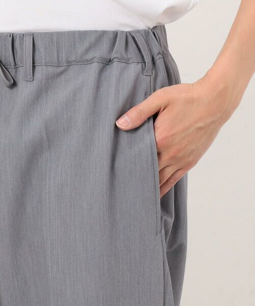 COMME CA ISM / コムサイズム スラックス・ドレスパンツ | ウールライク リラックスワイドパンツ | 詳細11