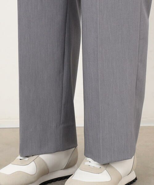COMME CA ISM / コムサイズム スラックス・ドレスパンツ | ウールライク リラックスワイドパンツ | 詳細12