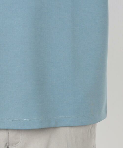 COMME CA ISM / コムサイズム Tシャツ | フェイクレイヤード キーネックTシャツ 七分袖 | 詳細22