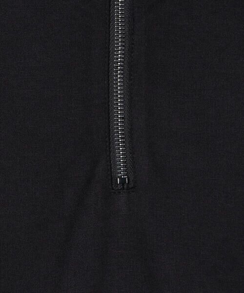 COMME CA ISM / コムサイズム Tシャツ | 七分袖 フェイクレイヤード ハーフジップTシャツ | 詳細14