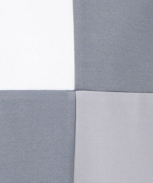 COMME CA ISM / コムサイズム Tシャツ | 七分袖 カラーブロック パッチワークTシャツ | 詳細10