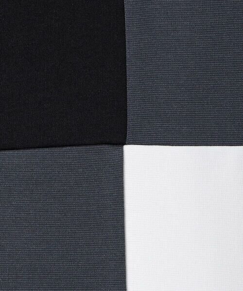 COMME CA ISM / コムサイズム Tシャツ | 七分袖 カラーブロック パッチワークTシャツ | 詳細14