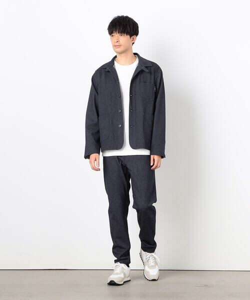 COMME CA ISM / コムサイズム ブルゾン | デニムライクストレッチ カバーオール | 詳細1