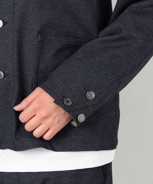 COMME CA ISM / コムサイズム ブルゾン | デニムライクストレッチ カバーオール | 詳細10