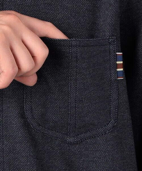 COMME CA ISM / コムサイズム ブルゾン | デニムライクストレッチ カバーオール | 詳細12