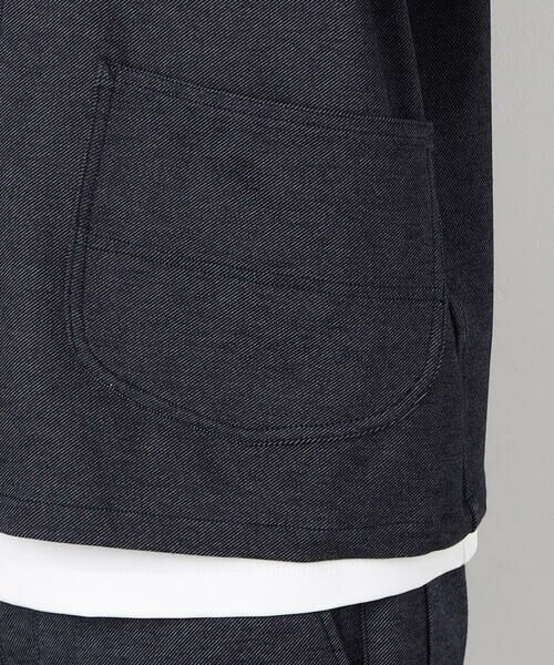 COMME CA ISM / コムサイズム ブルゾン | デニムライクストレッチ カバーオール | 詳細14