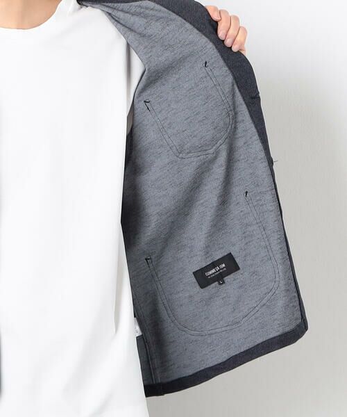 COMME CA ISM / コムサイズム ブルゾン | デニムライクストレッチ カバーオール | 詳細17