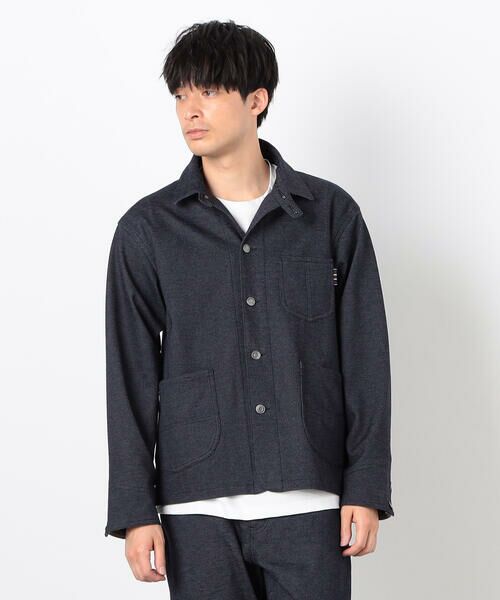 COMME CA ISM / コムサイズム ブルゾン | デニムライクストレッチ カバーオール | 詳細3