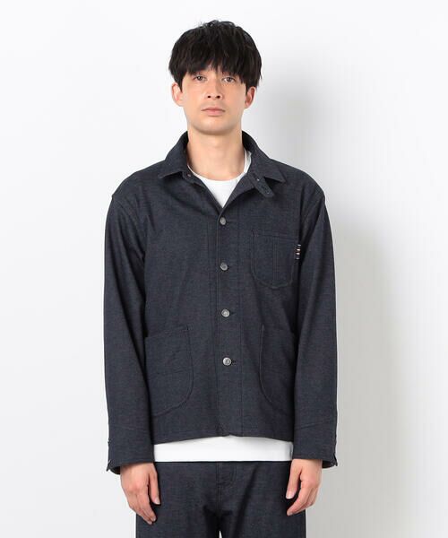 COMME CA ISM / コムサイズム ブルゾン | デニムライクストレッチ カバーオール | 詳細5