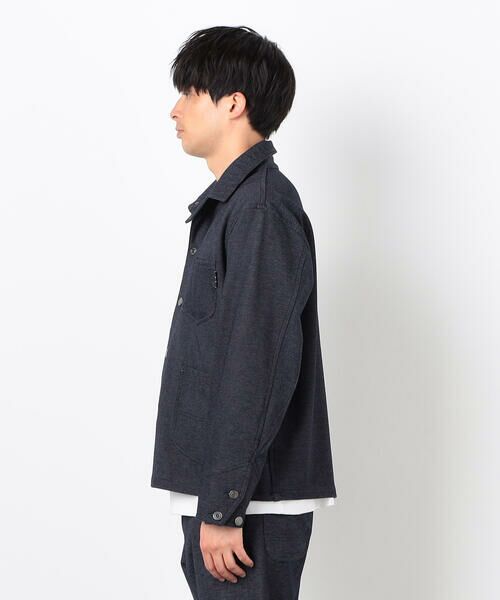 COMME CA ISM / コムサイズム ブルゾン | デニムライクストレッチ カバーオール | 詳細6