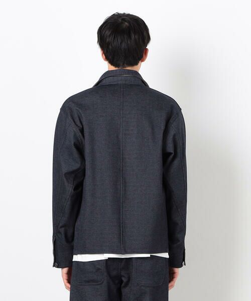 COMME CA ISM / コムサイズム ブルゾン | デニムライクストレッチ カバーオール | 詳細7