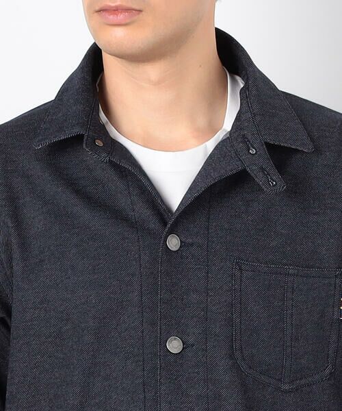 COMME CA ISM / コムサイズム ブルゾン | デニムライクストレッチ カバーオール | 詳細8