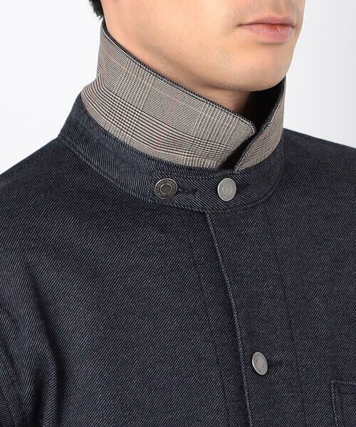 COMME CA ISM / コムサイズム ブルゾン | デニムライクストレッチ カバーオール | 詳細9