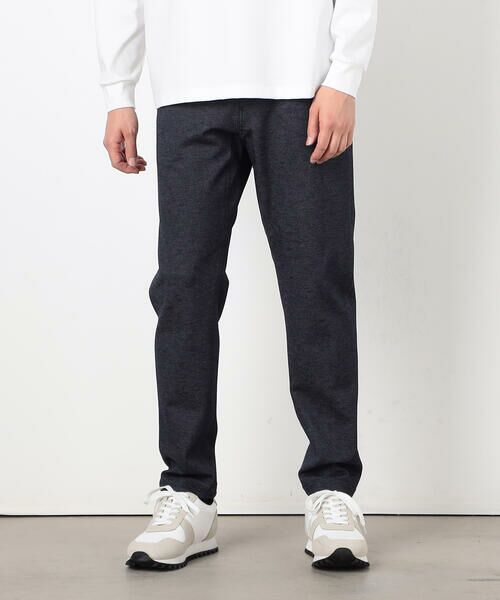 COMME CA ISM/コムサイズム デニムライクストレッチ クライミングパンツ ネイビー L COMME CA ISM/コムサイズム デニムライクストレッチ クライミングパンツ ネイビー L