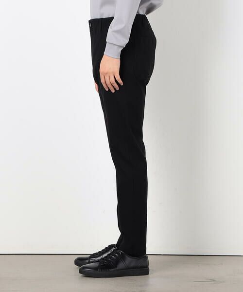 COMME CA ISM グレー ストライプ ジャケット パンツ L グレーパターン ウォッシャブル スーツ（47-02SI05-204
