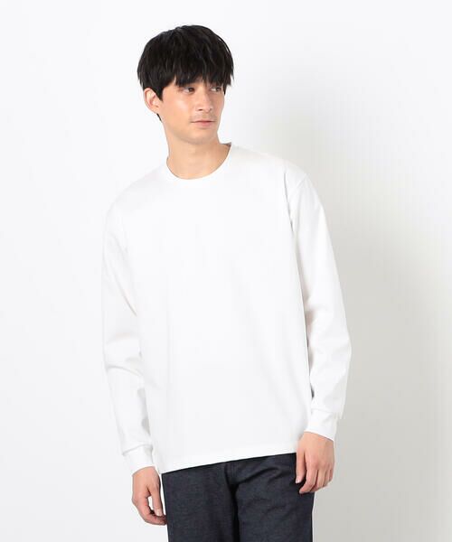 COMME CA ISM / コムサイズム Tシャツ | シルキーポンチ 長袖Tシャツ | 詳細3