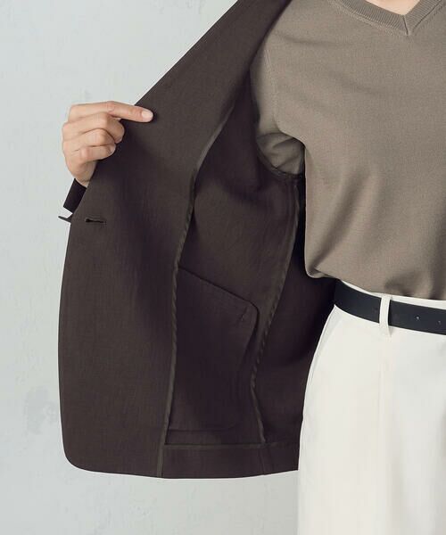 COMME CA ISM / コムサイズム テーラードジャケット | 【ＵＶカット・吸汗速乾・接触冷感】kireri　ストレッチドライツイル　ジャケット | 詳細15