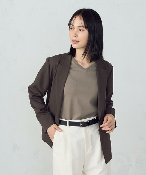 COMME CA ISM / コムサイズム テーラードジャケット | 【ＵＶカット・吸汗速乾・接触冷感】kireri　ストレッチドライツイル　ジャケット | 詳細4