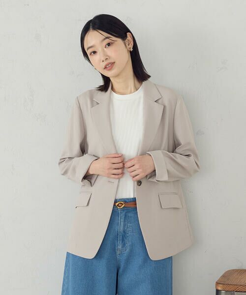 COMME CA ISM / コムサイズム テーラードジャケット | 【ＵＶカット・吸汗速乾・接触冷感】kireri　ストレッチドライツイル　ジャケット | 詳細26