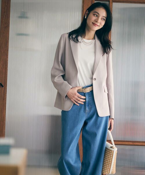 COMME CA ISM / コムサイズム テーラードジャケット | 【ＵＶカット・吸汗速乾・接触冷感】kireri　ストレッチドライツイル　ジャケット | 詳細20