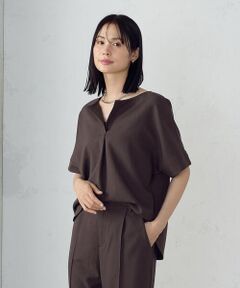 COMME CA ISM / コムサイズム シャツ・ブラウス | 【ＵＶカット・吸汗速乾・接触冷感】kireri　ストレッチドライツイル　Ｔブラウス