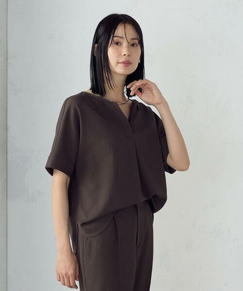 COMME CA ISM / コムサイズム シャツ・ブラウス | 【ＵＶカット・吸汗速乾・接触冷感】kireri　ストレッチドライツイル　Ｔブラウス | 詳細10