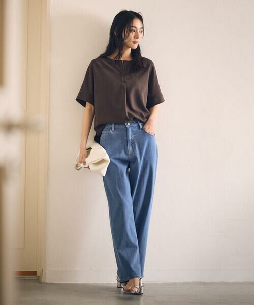 COMME CA ISM / コムサイズム シャツ・ブラウス | 【ＵＶカット・吸汗速乾・接触冷感】kireri　ストレッチドライツイル　Ｔブラウス | 詳細2