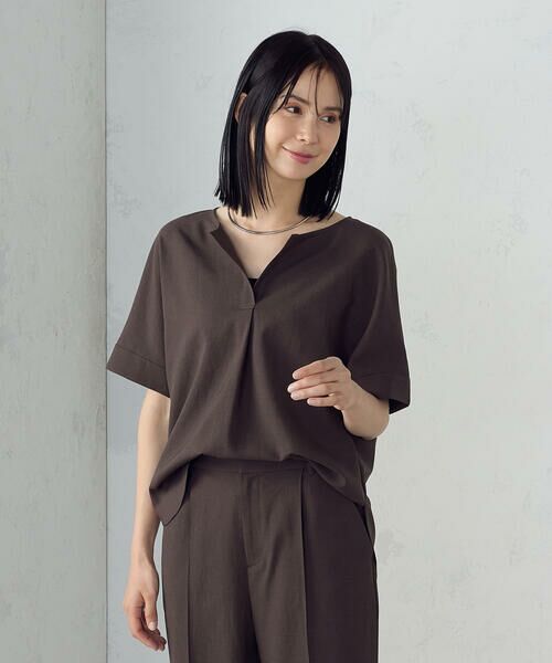 COMME CA ISM / コムサイズム シャツ・ブラウス | 【ＵＶカット・吸汗速乾・接触冷感】kireri　ストレッチドライツイル　Ｔブラウス | 詳細9