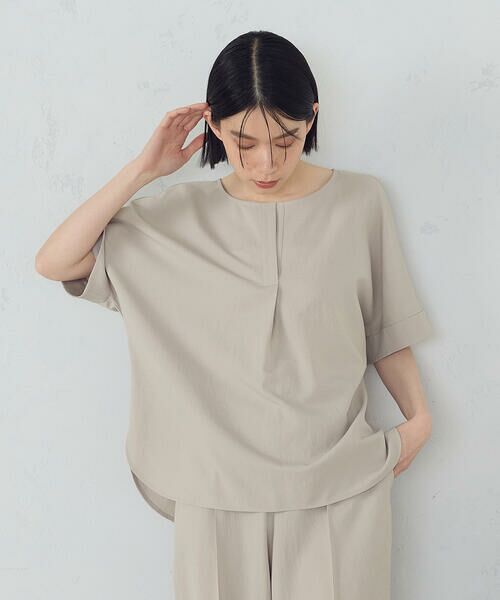 COMME CA ISM / コムサイズム シャツ・ブラウス | 【ＵＶカット・吸汗速乾・接触冷感】kireri　ストレッチドライツイル　Ｔブラウス | 詳細21