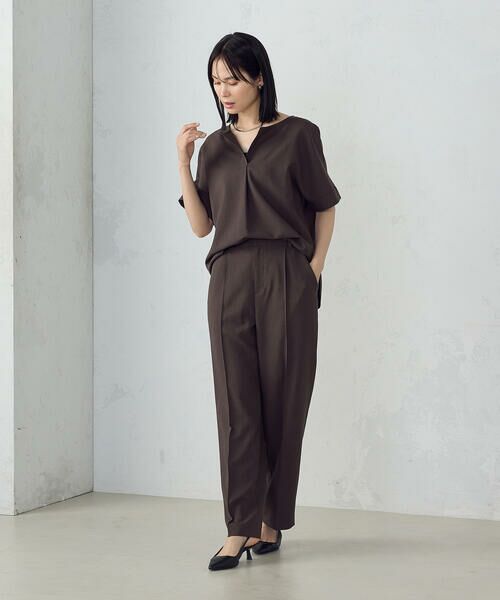 COMME CA ISM / コムサイズム その他パンツ | 【ＵＶカット・吸汗速乾・接触冷感】　kireri　ストレッチドライツイル　ストレートパンツ | 詳細9