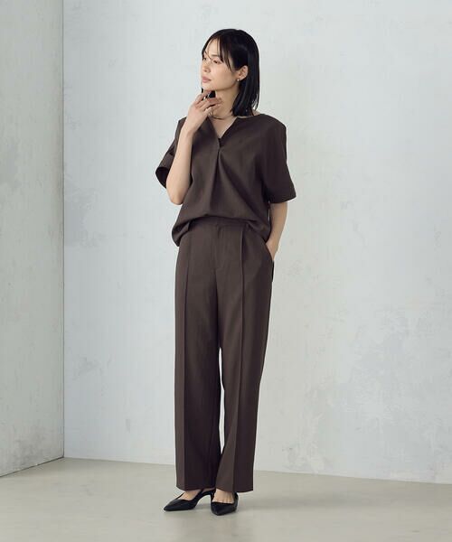 COMME CA ISM / コムサイズム その他パンツ | 【ＵＶカット・吸汗速乾・接触冷感】　kireri　ストレッチドライツイル　ストレートパンツ | 詳細10