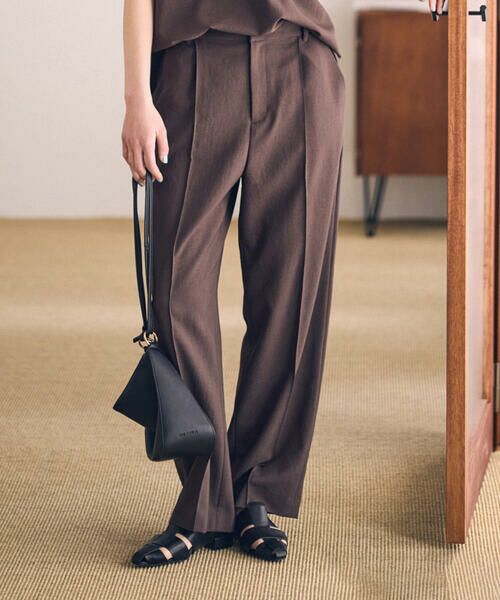 COMME CA ISM / コムサイズム その他パンツ | 【ＵＶカット・吸汗速乾・接触冷感】　kireri　ストレッチドライツイル　ストレートパンツ | 詳細5