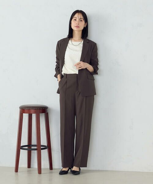 COMME CA ISM / コムサイズム その他パンツ | 【ＵＶカット・吸汗速乾・接触冷感】　kireri　ストレッチドライツイル　ストレートパンツ | 詳細6