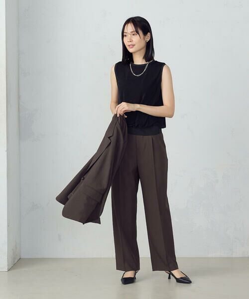 COMME CA ISM / コムサイズム その他パンツ | 【ＵＶカット・吸汗速乾・接触冷感】　kireri　ストレッチドライツイル　ストレートパンツ | 詳細7