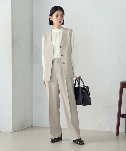 COMME CA ISM / コムサイズム その他パンツ | 【ＵＶカット・吸汗速乾・接触冷感】　kireri　ストレッチドライツイル　ストレートパンツ | 詳細25