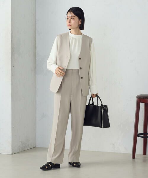 COMME CA ISM / コムサイズム ベスト | 【ＵＶカット・吸汗速乾・接触冷感】kireri　ストレッチドライツイル　ジレ | 詳細15