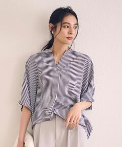 ビッグカラーシャツ　コムコム GU レーストリムビックカラーシャツ - メルカリ