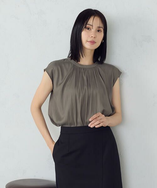 COMME CA ISM / コムサイズム シャツ・ブラウス | ゆるっとろみ ブラウス　/　セットアップ対応 | 詳細17