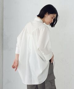 COMME CA ISM / コムサイズム シャツ・ブラウス | バックデザイン　ニュアンス　オーバーサイズシャツ